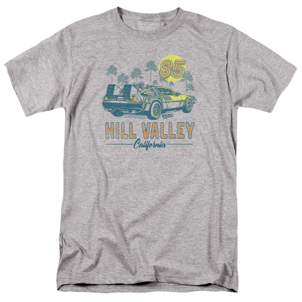 Back To The Future 85 Mens T Shirt Athletic Heather - clothing by TeeHivey.com