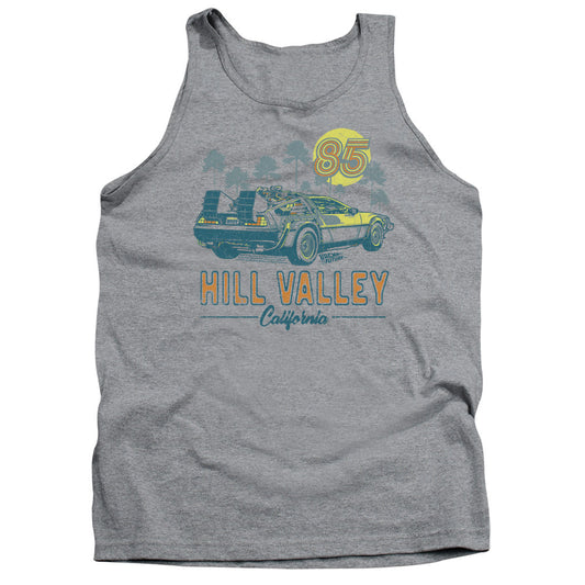 Back To The Future 85 Mens Tank Top Shirt Athletic Heather - clothing by TeeHivey.com (Image 1)