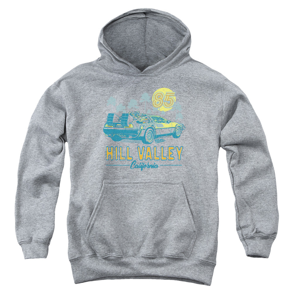 Back To The Future 85 Kids Youth Hoodie Athletic Heather - clothing by TeeHivey.com