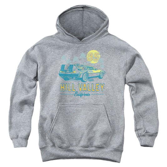 Back To The Future 85 Kids Youth Hoodie Athletic Heather - clothing by TeeHivey.com