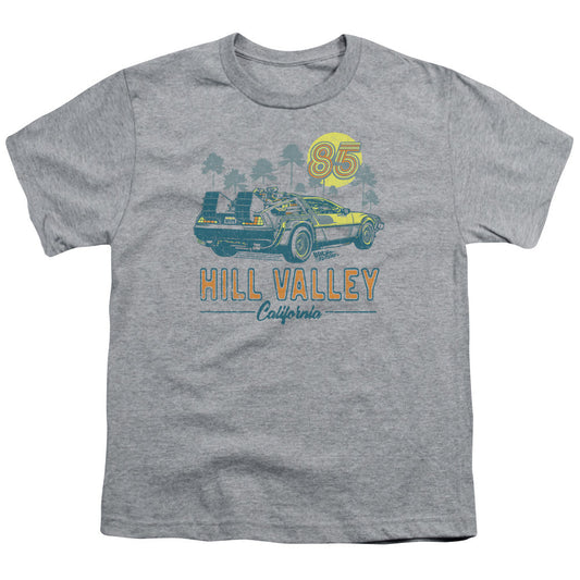 Back To The Future 85 Kids Youth T Shirt Athletic Heather - clothing by TeeHivey.com