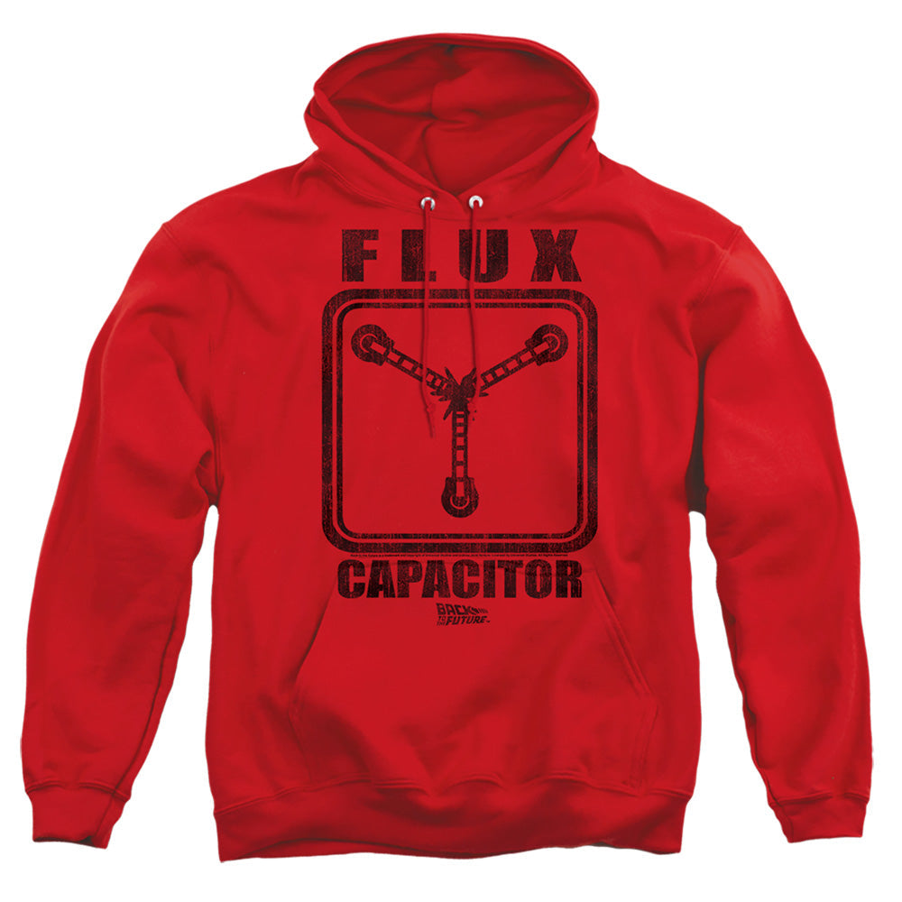 Back To The Future Flux Capacitor Mens Hoodie Red - clothing by TeeHivey.com (Image 3)
