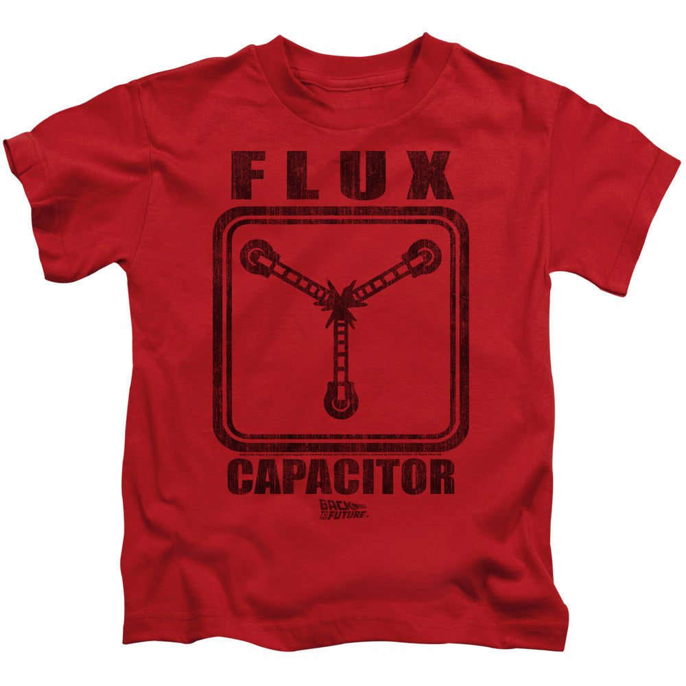 Back To The Future Flux Capacitor Juvenile Kids Youth T Shirt Red - clothing by TeeHivey.com
