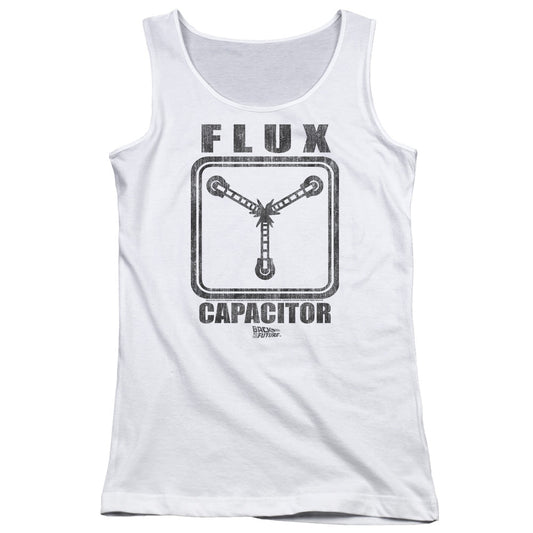 Back To The Future Flux Capacitor Womens Tank Top Shirt White - clothing by TeeHivey.com