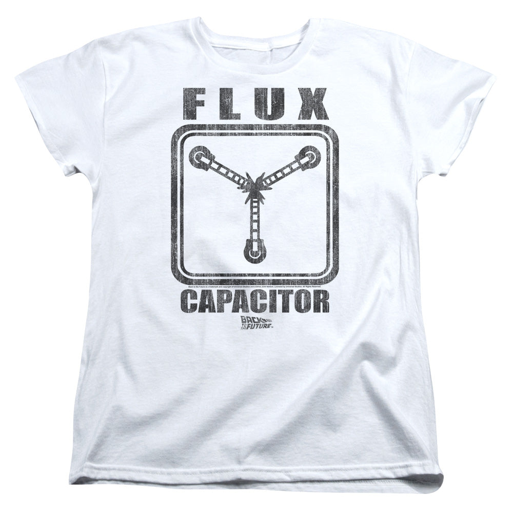 Back To The Future Flux Capacitor Womens T Shirt White - clothing by TeeHivey.com