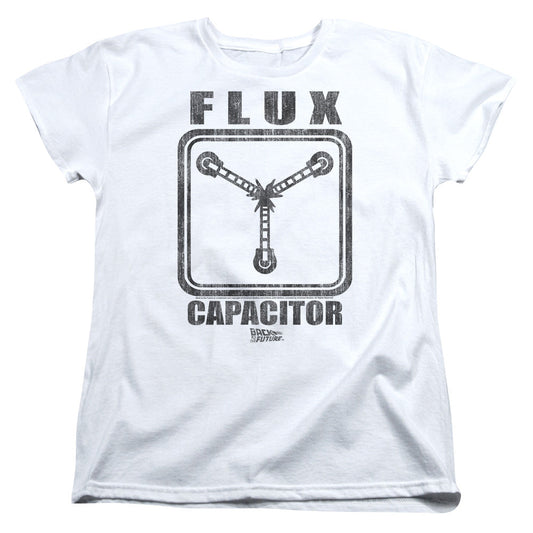 Back To The Future Flux Capacitor Womens T Shirt White - clothing by TeeHivey.com