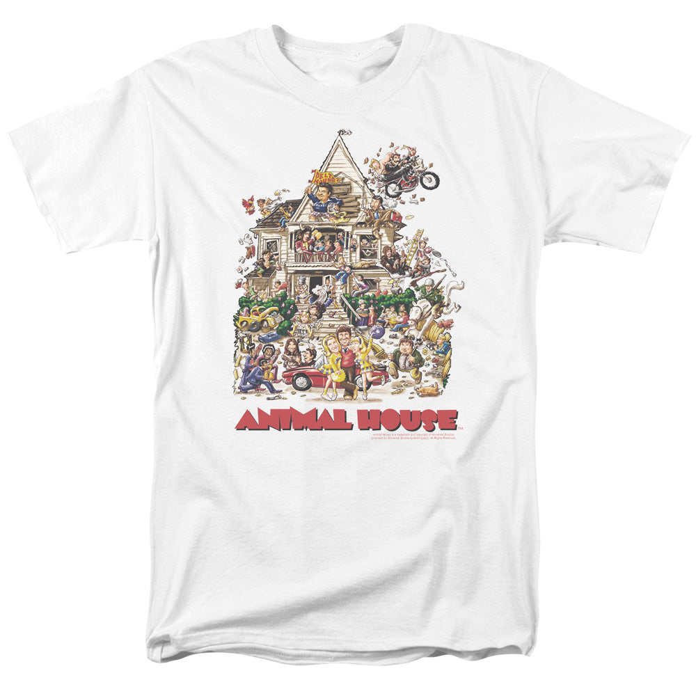 Animal House Poster Art Mens T Shirt White White - clothing by TeeHivey.com