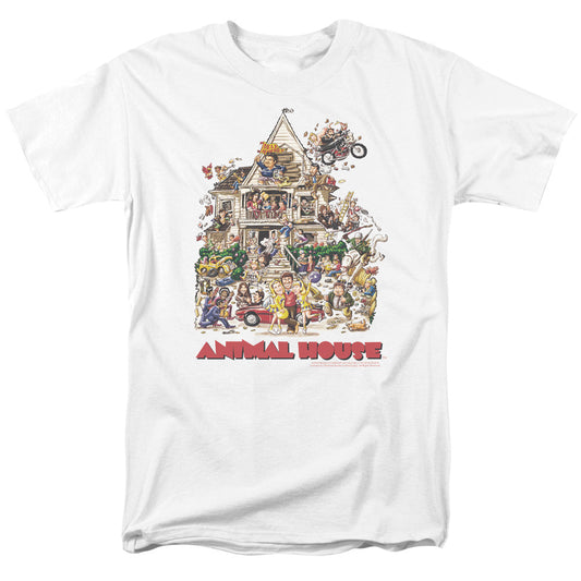 Animal House Poster Art Mens T Shirt White White - clothing by TeeHivey.com