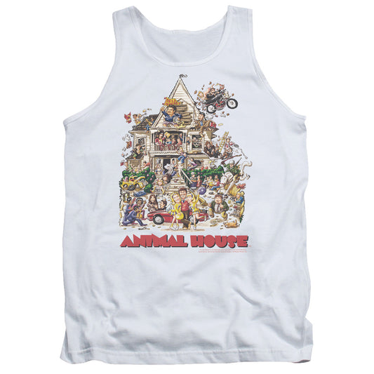 Animal House Poster Art Mens Tank Top Shirt White - clothing by TeeHivey.com