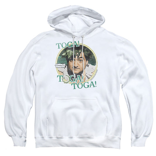 Animal House Toga Mens Hoodie White White - clothing by TeeHivey.com (Image 1)