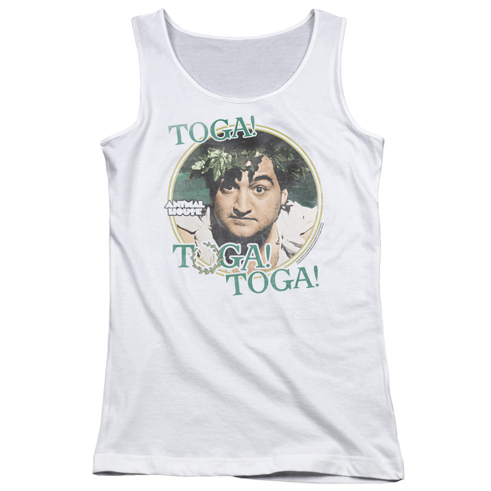 Animal House Toga Womens Tank Top Shirt White - clothing by TeeHivey.com