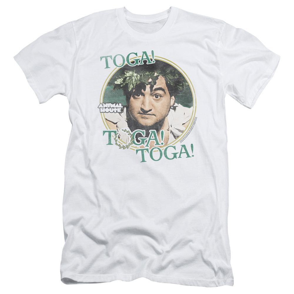Animal House Toga Slim Fit Mens T Shirt White - clothing by TeeHivey.com