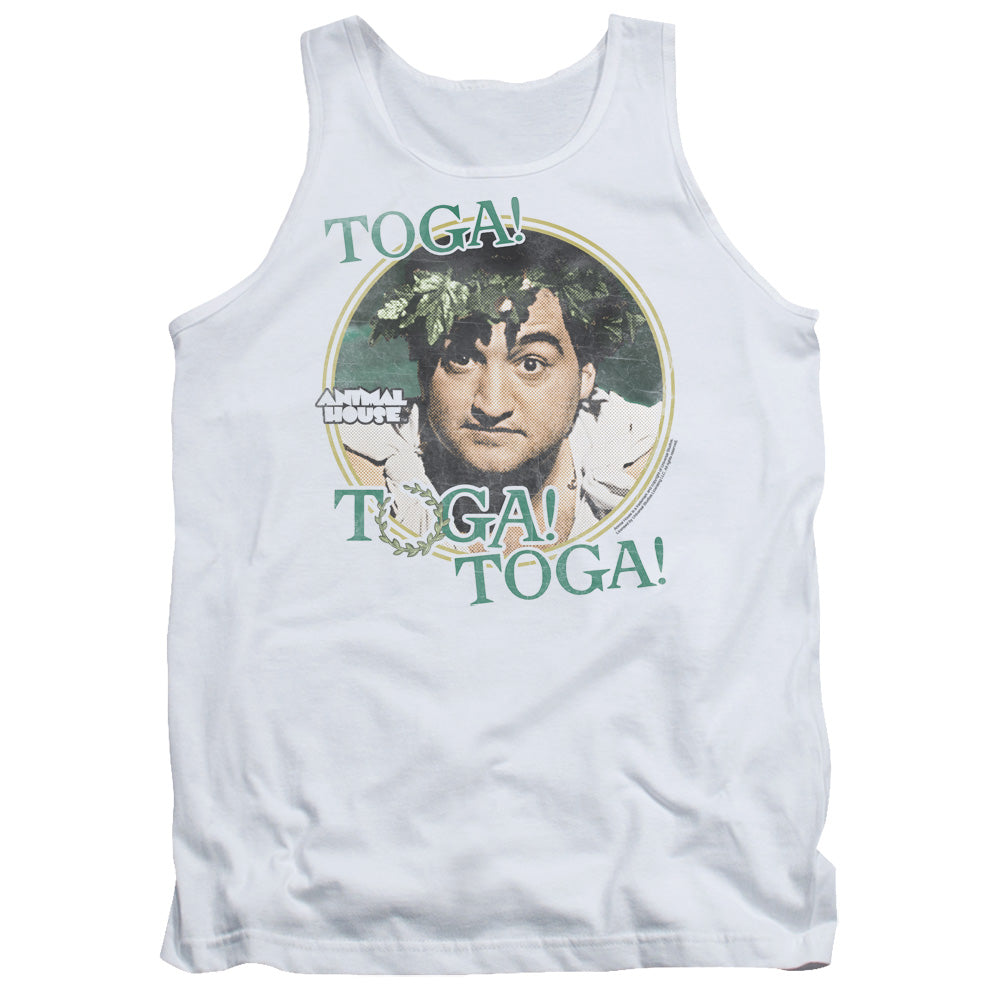 Animal House Toga Mens Tank Top Shirt White - clothing by TeeHivey.com