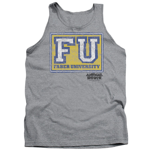 Animal House Faber University Mens Tank Top Shirt Athletic Heather - clothing by TeeHivey.com