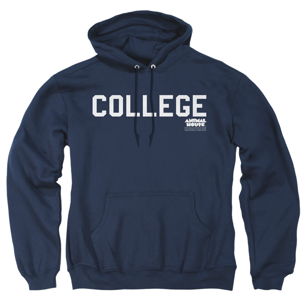 Animal House College Mens Hoodie Navy - clothing by TeeHivey.com (Image 2)