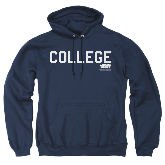 Animal House College Mens Hoodie Navy - clothing by TeeHivey.com (Image 1)