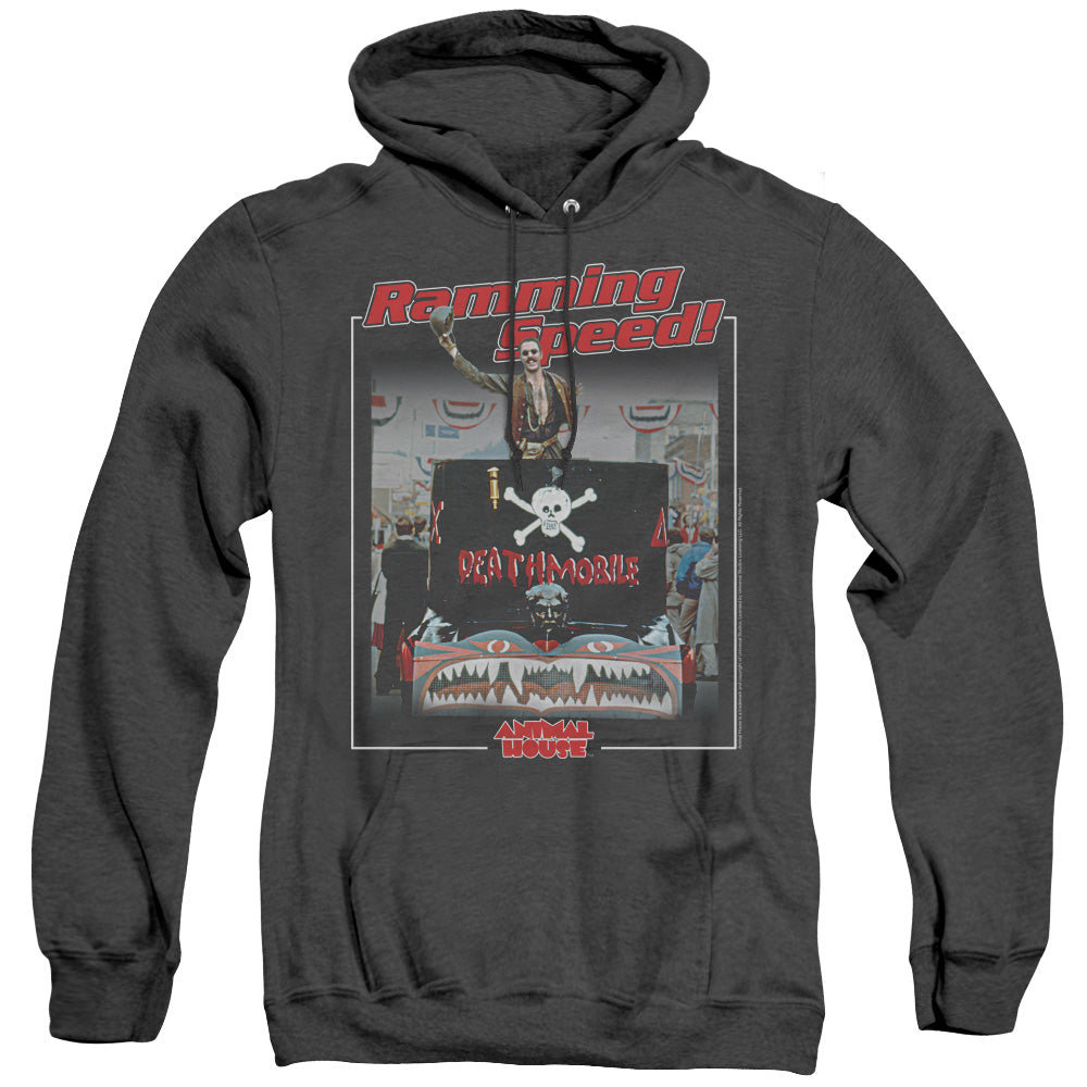 Animal House Ramming Speed Heather Mens Hoodie Black - clothing by TeeHivey.com