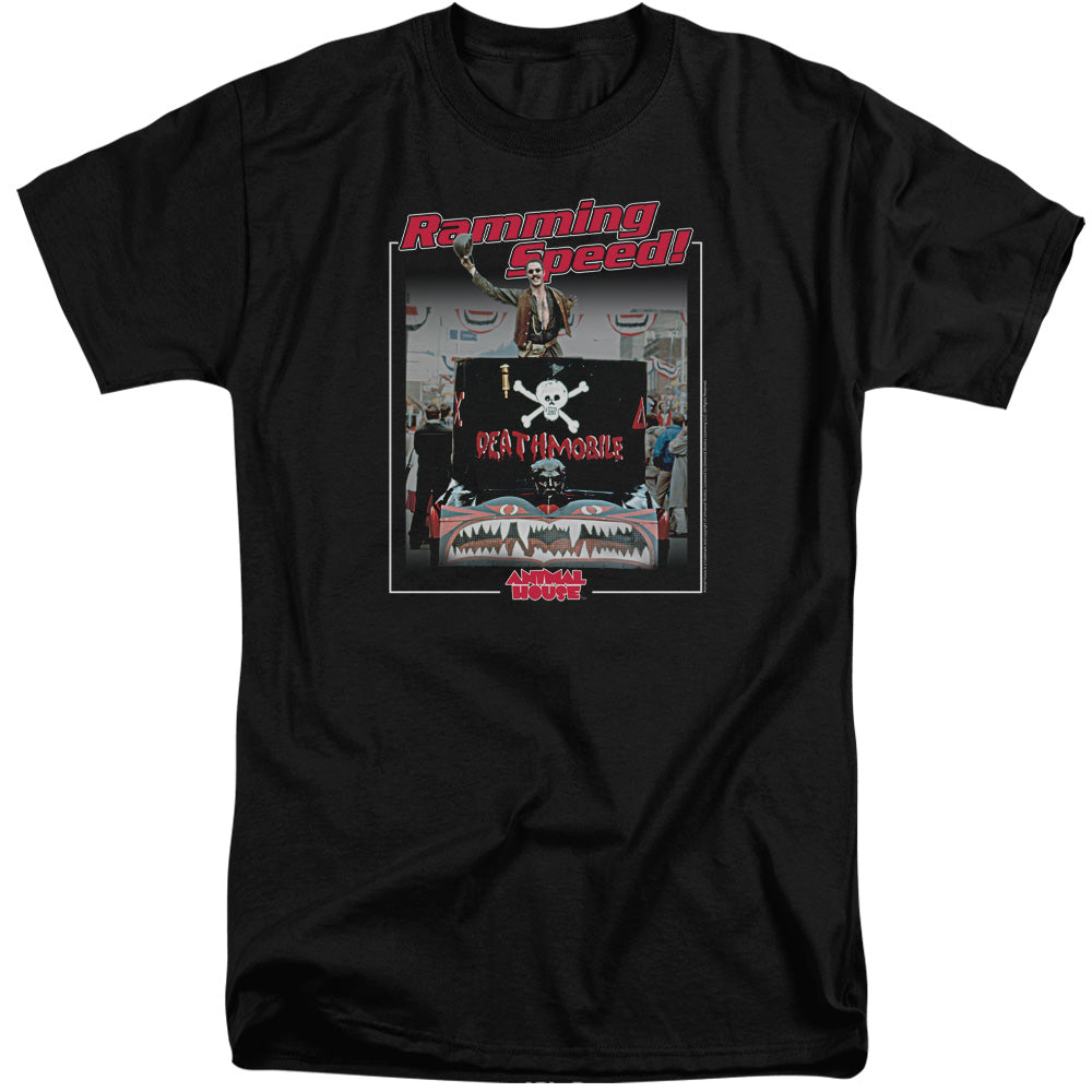 Animal House Ramming Speed Mens Tall T Shirt Black Black - clothing by TeeHivey.com