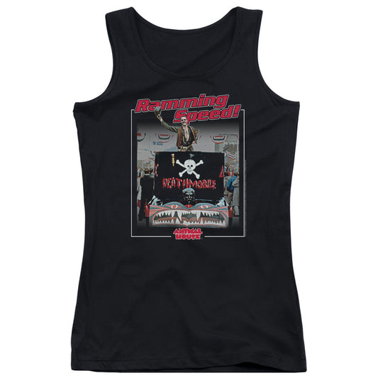 Animal House Ramming Speed Womens Tank Top Shirt Black - clothing by TeeHivey.com