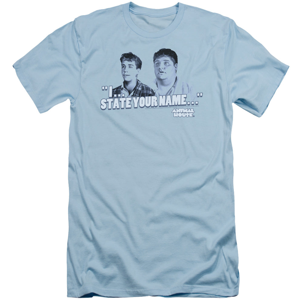 Animal House Pledges Slim Fit Mens T Shirt Light Blue - clothing by TeeHivey.com
