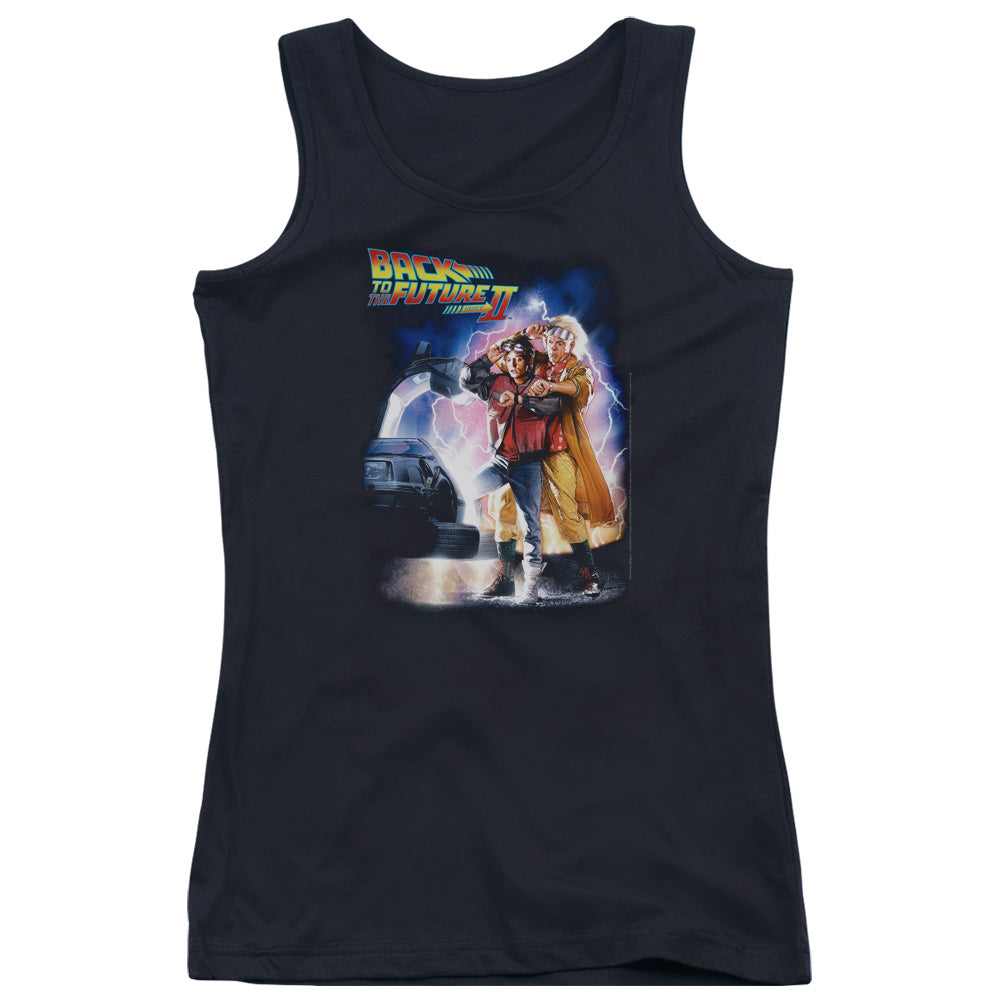 Back To The Future II Poster Womens Tank Top Shirt Black - clothing by TeeHivey.com