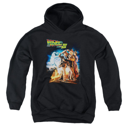 Back To The Future III Poster Kids Youth Hoodie Black
