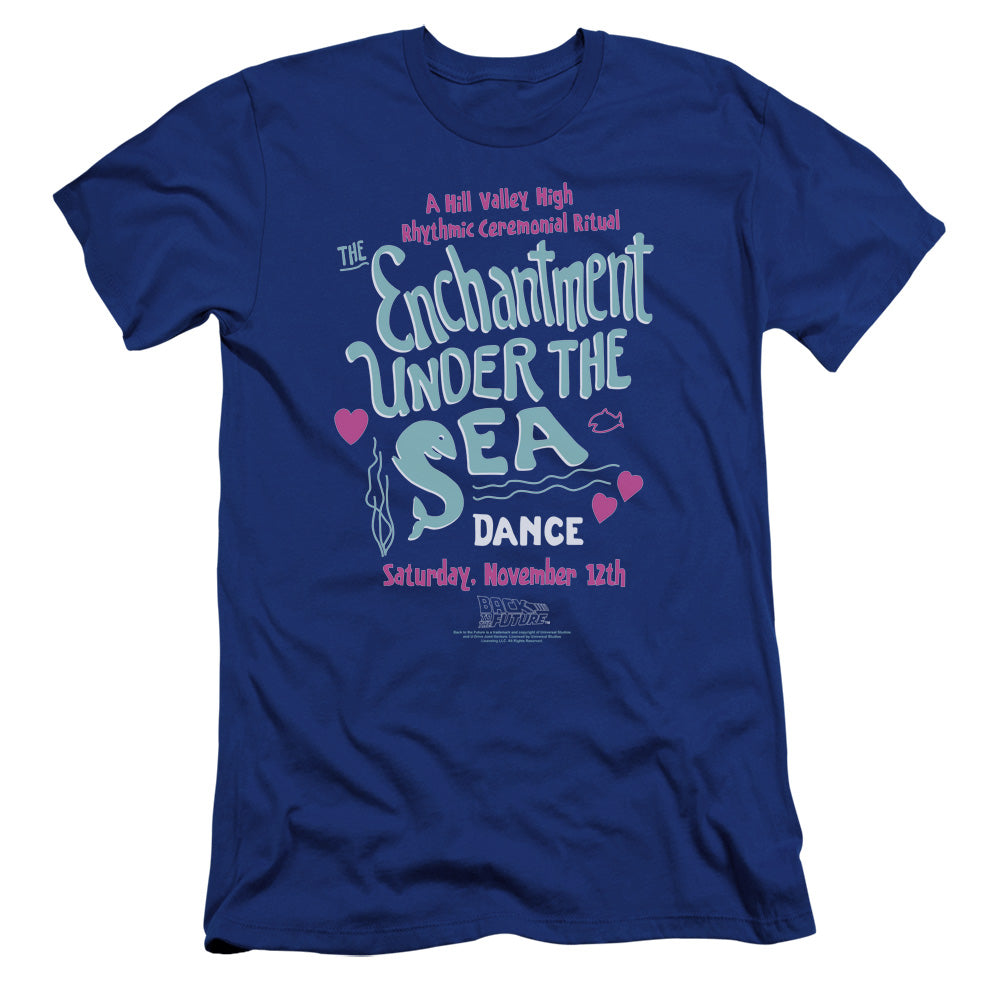 Back To The Future Under The Sea Premium Bella Canvas Slim Fit Mens T Shirt Royal Blue - clothing by TeeHivey.com