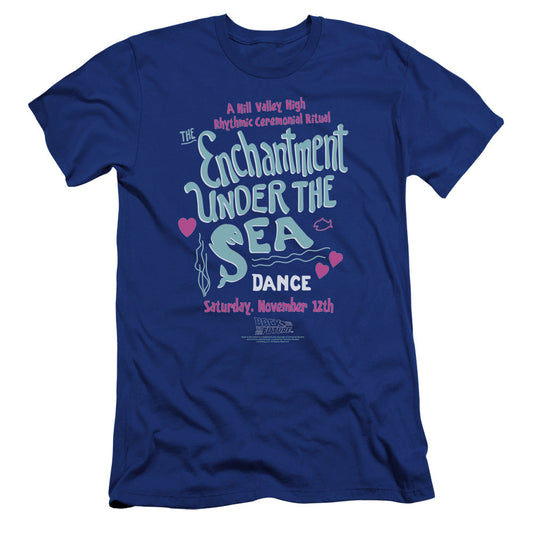 Back To The Future Under The Sea Premium Bella Canvas Slim Fit Mens T Shirt Royal Blue - clothing by TeeHivey.com