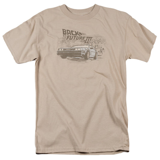 Back To The Future Iii Carboys And Indians Mens T Shirt Sand Sand - clothing by TeeHivey.com