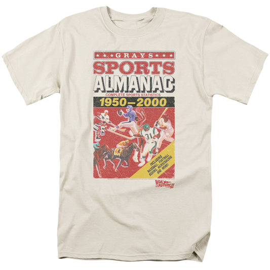 Back To The Future Ii Sports Almanac Mens T Shirt Cream Cream - clothing by TeeHivey.com