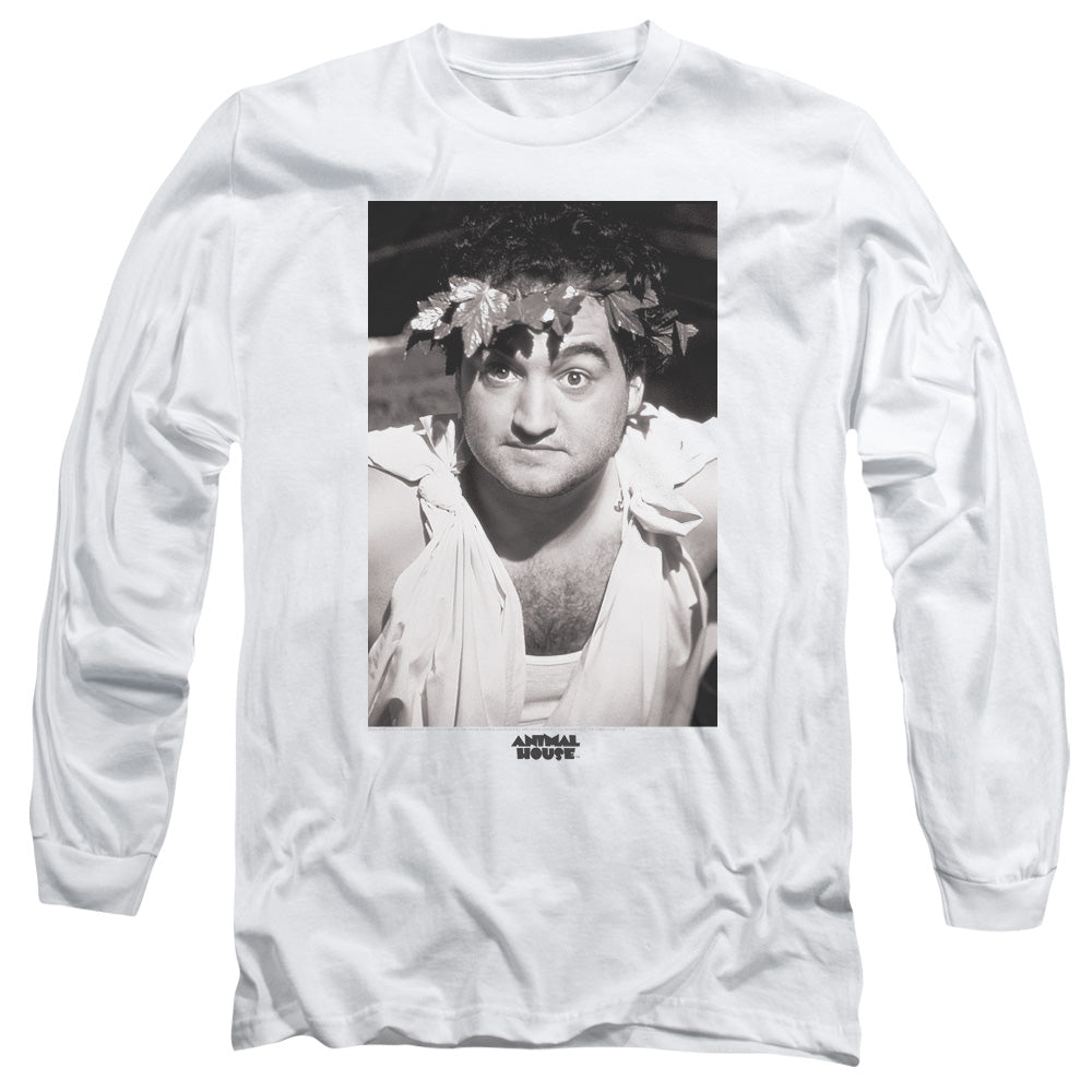 Animal House The Animal Mens Long Sleeve Shirt White - clothing by TeeHivey.com (Image 1)