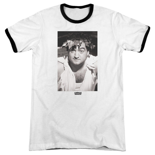 Animal House The Animal Heather Ringer Mens T Shirt White - clothing by TeeHivey.com