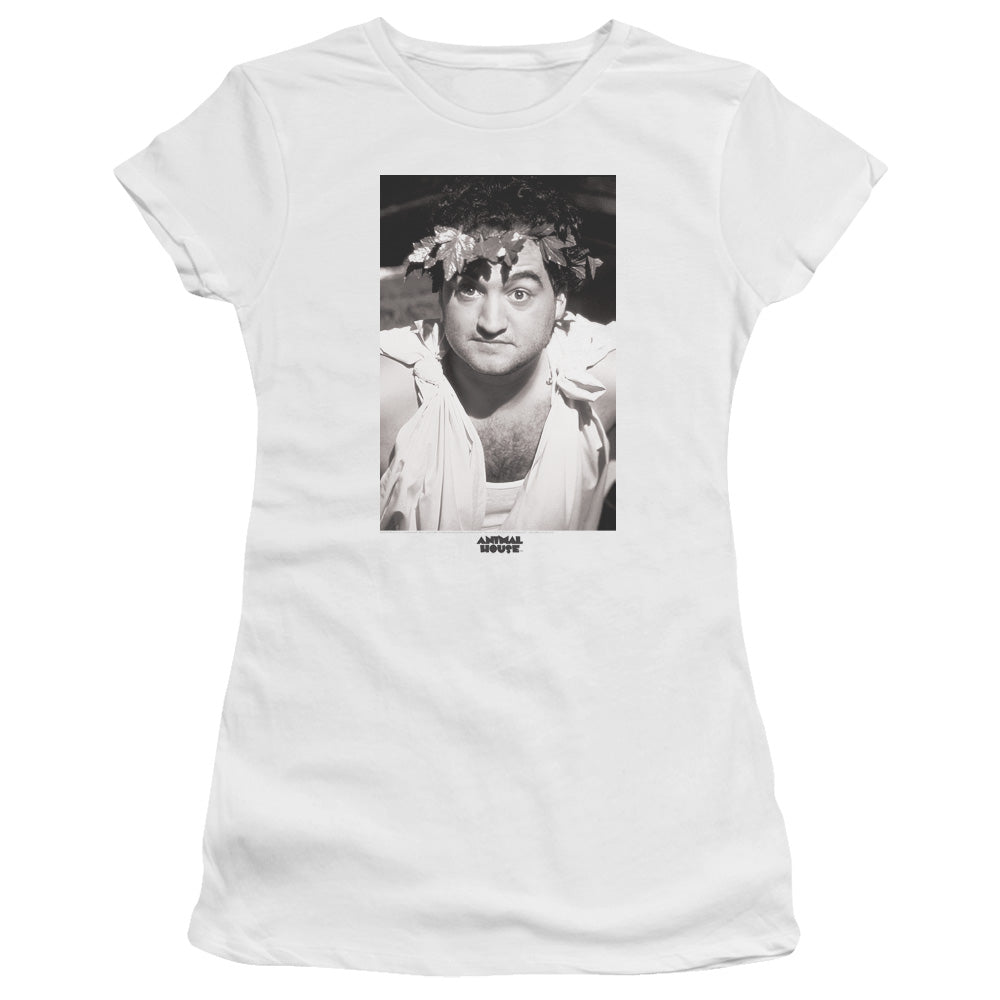 Animal House The Animal Junior Sheer Cap Sleeve Womens T Shirt White - clothing by TeeHivey.com