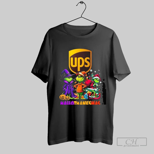 Ups The Grinch Hallothanksmas 2025 - clothing by TeeHivey.com