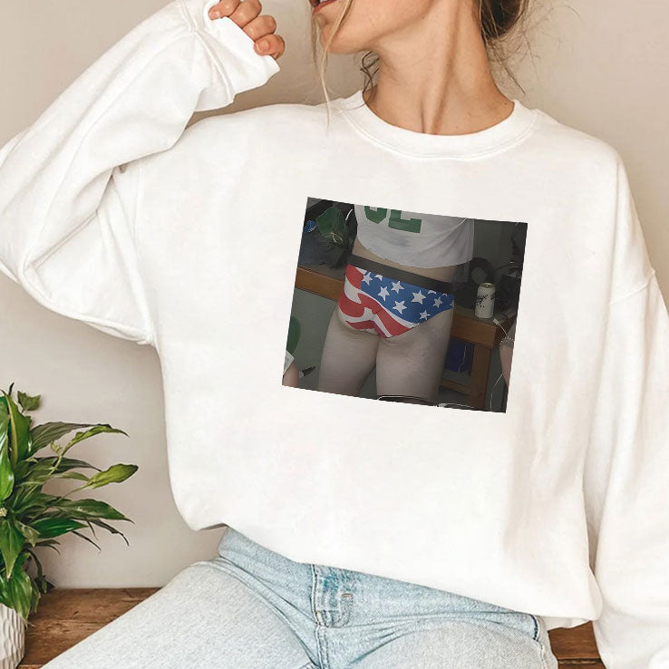 US Flag Underwear Meme Shirt