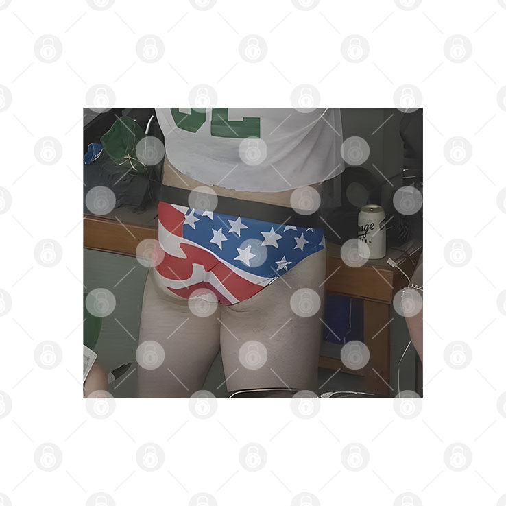 US Flag Underwear Meme Shirt
