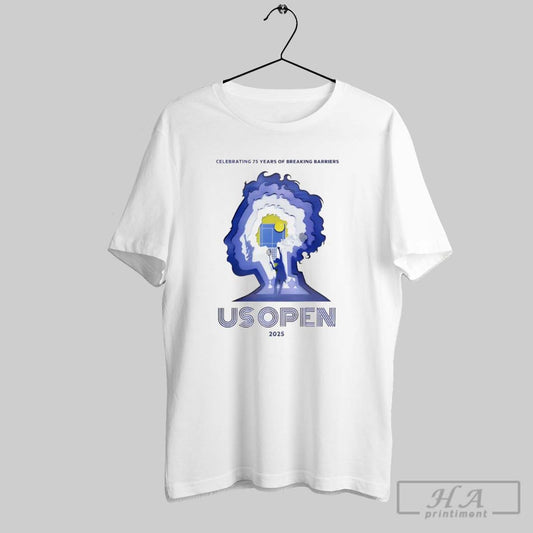 Us Open Tennis 2025 Celebrating 75 Years Of Breaking Barriers - clothing by TeeHivey.com