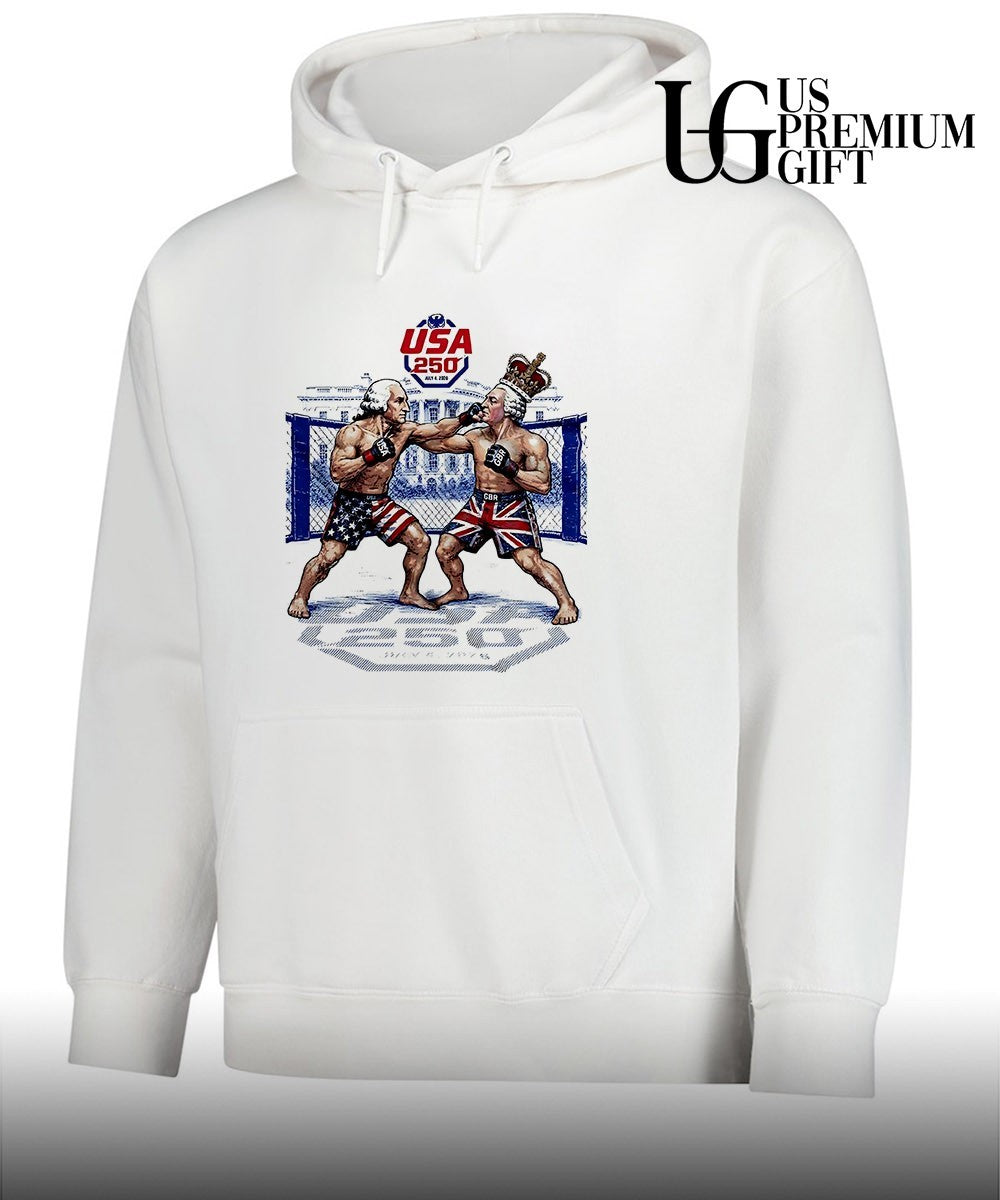 USA 250 MMA George Washington boxing George III shirt