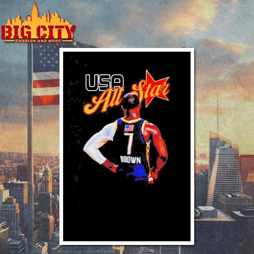 USA All Star 5X all Star JB Jaylen Brown graphic Shirt