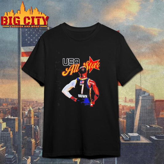 USA All Star 5X all Star JB Jaylen Brown graphic Shirt
