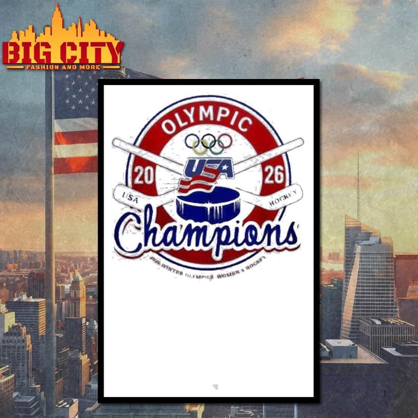 USA Hockey 2026 Women Olympic Champions Shirt