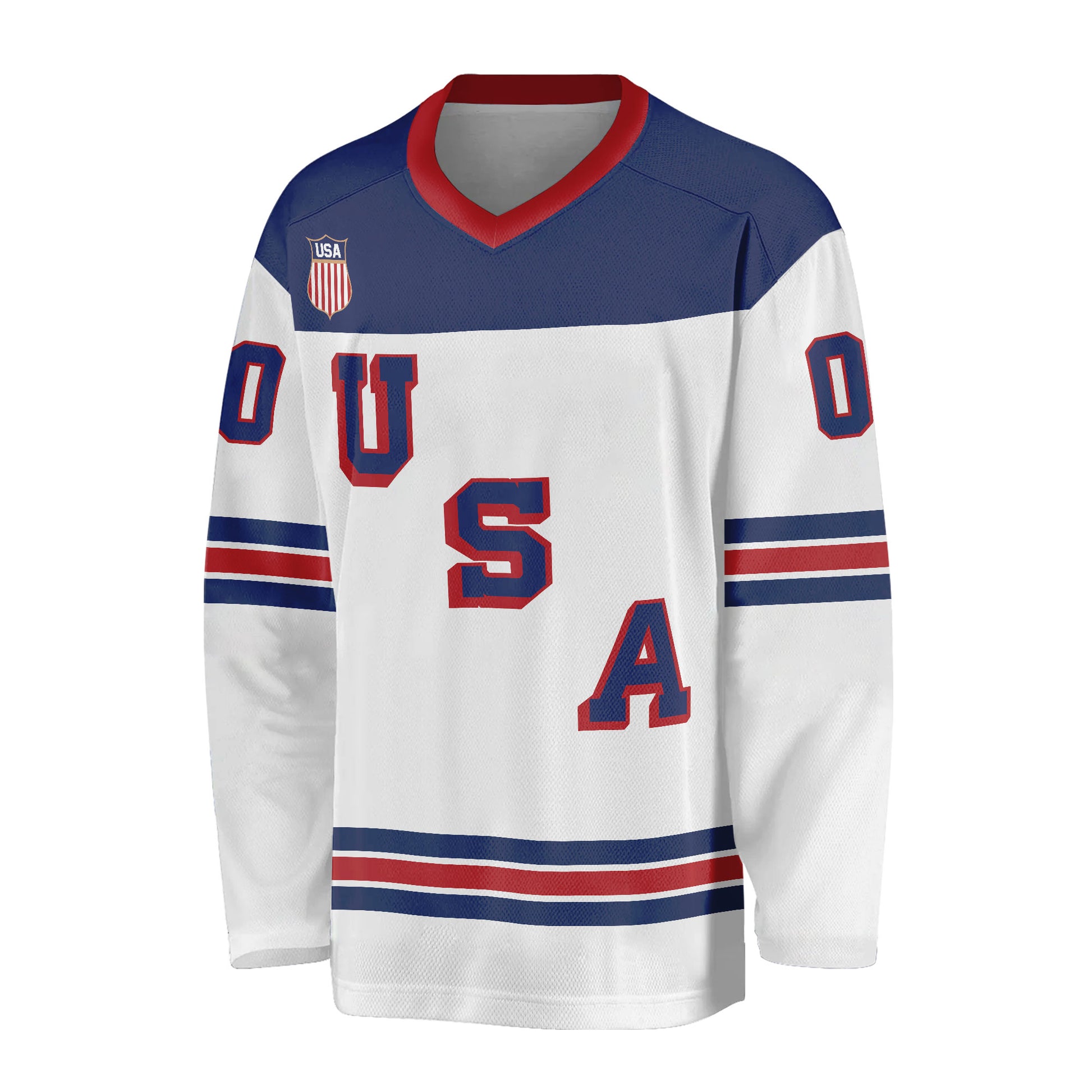 USA Jack Hughes Hockey Jersey