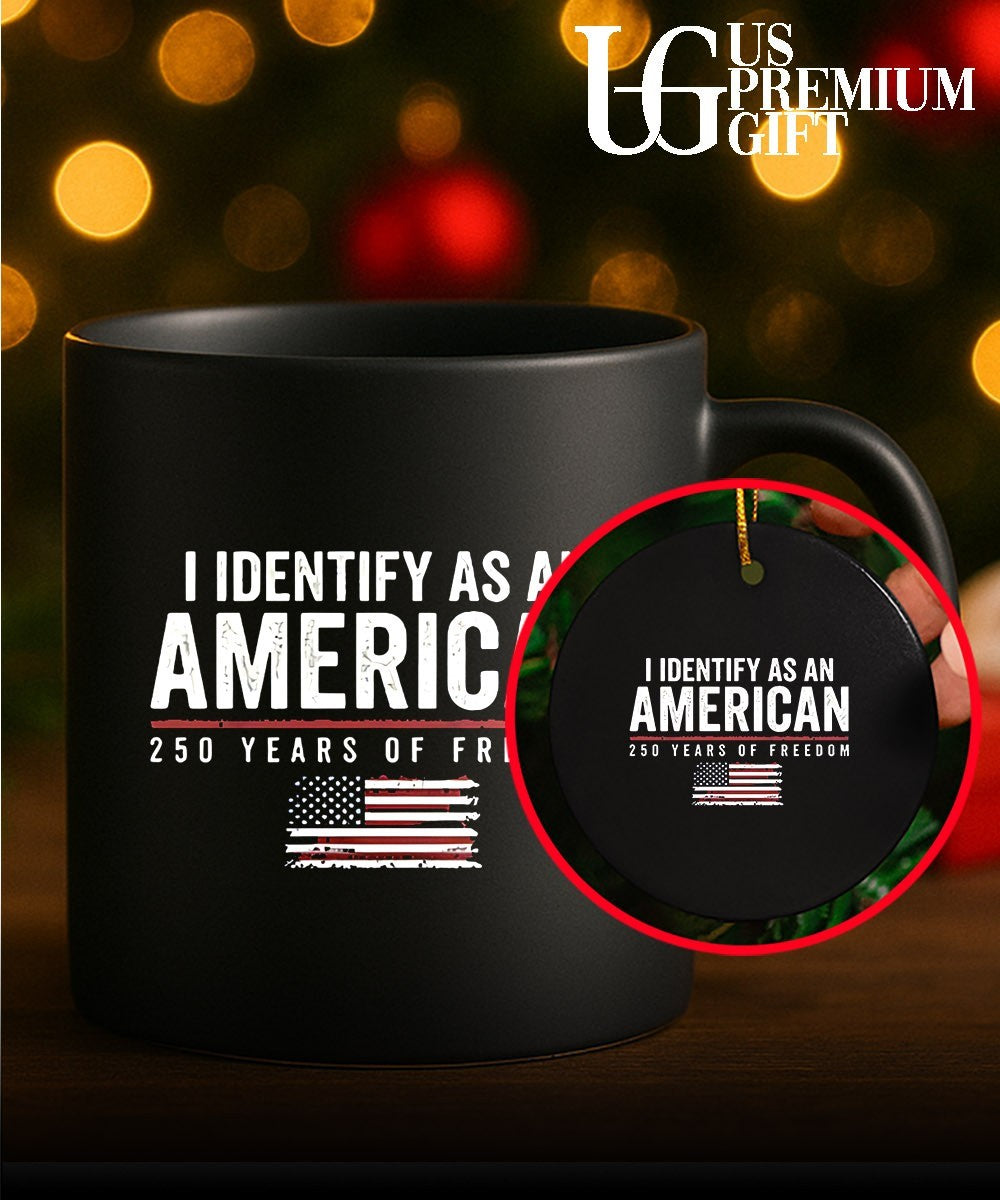 USA Patriotic I Identify as an American 250 Years of Freedom shirt