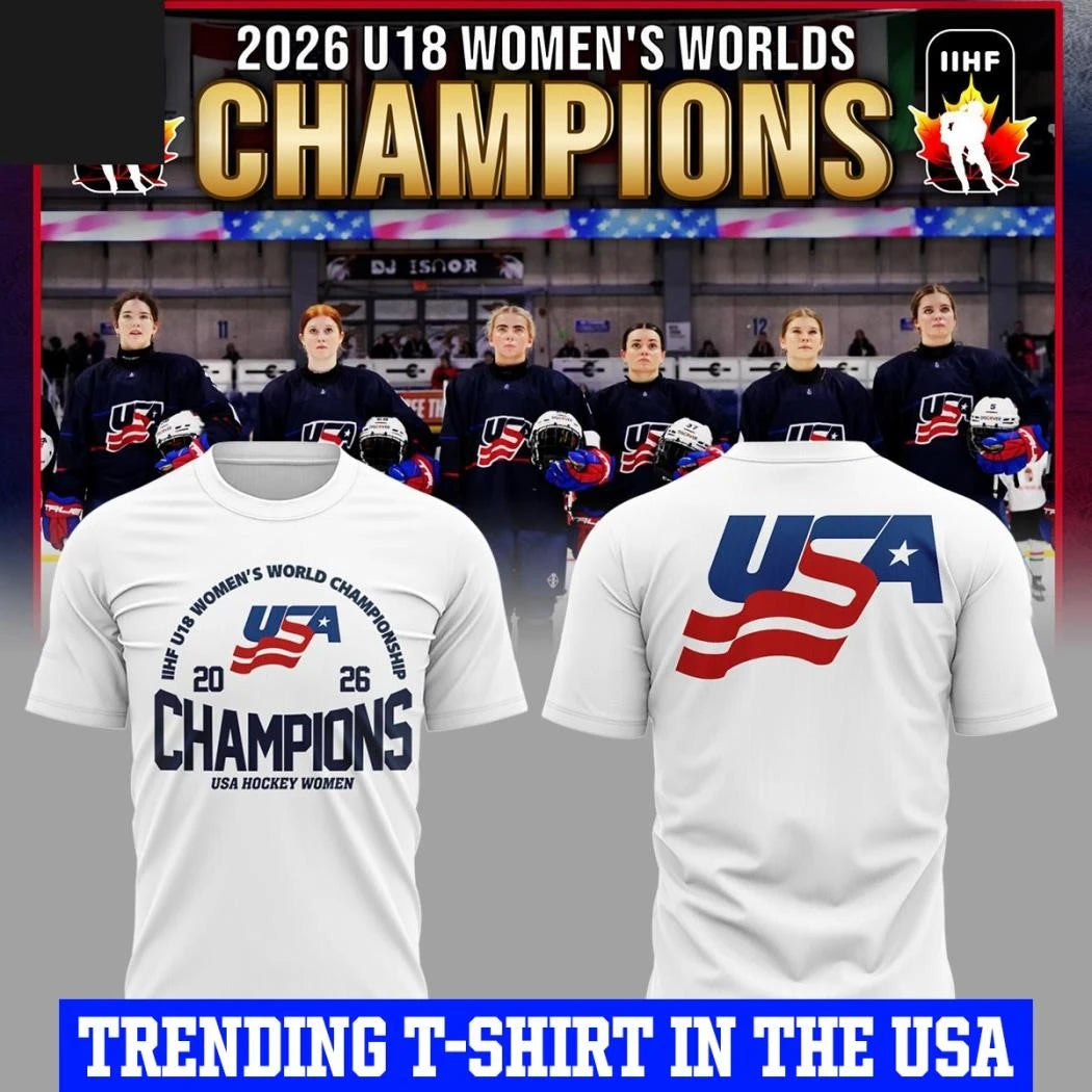 USA Team Hockey U18 Women’s World Champions 2026 Shirt