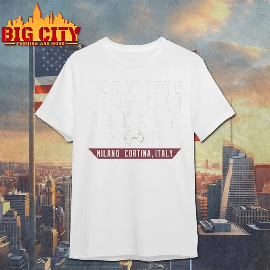 USA Women’s Hockey 2026 Milano Cortina Italy T-shirt