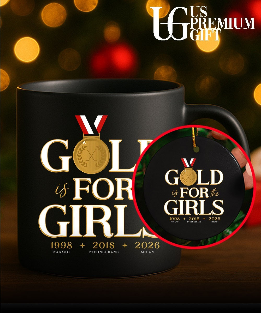USA Women’s Hockey Olympics Gold Is For the Girls 1998 2018 2026 Milan shirt