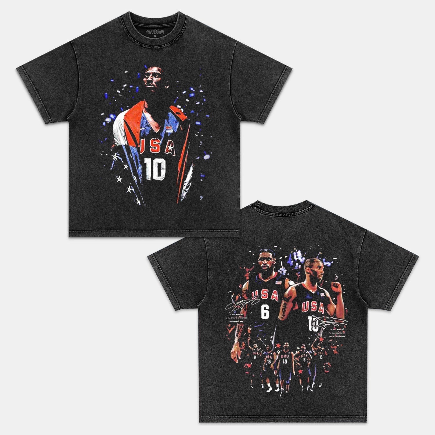 USA DREAM TEAM TEE Style001 - clothing by TeeHivey.com (Image 2)