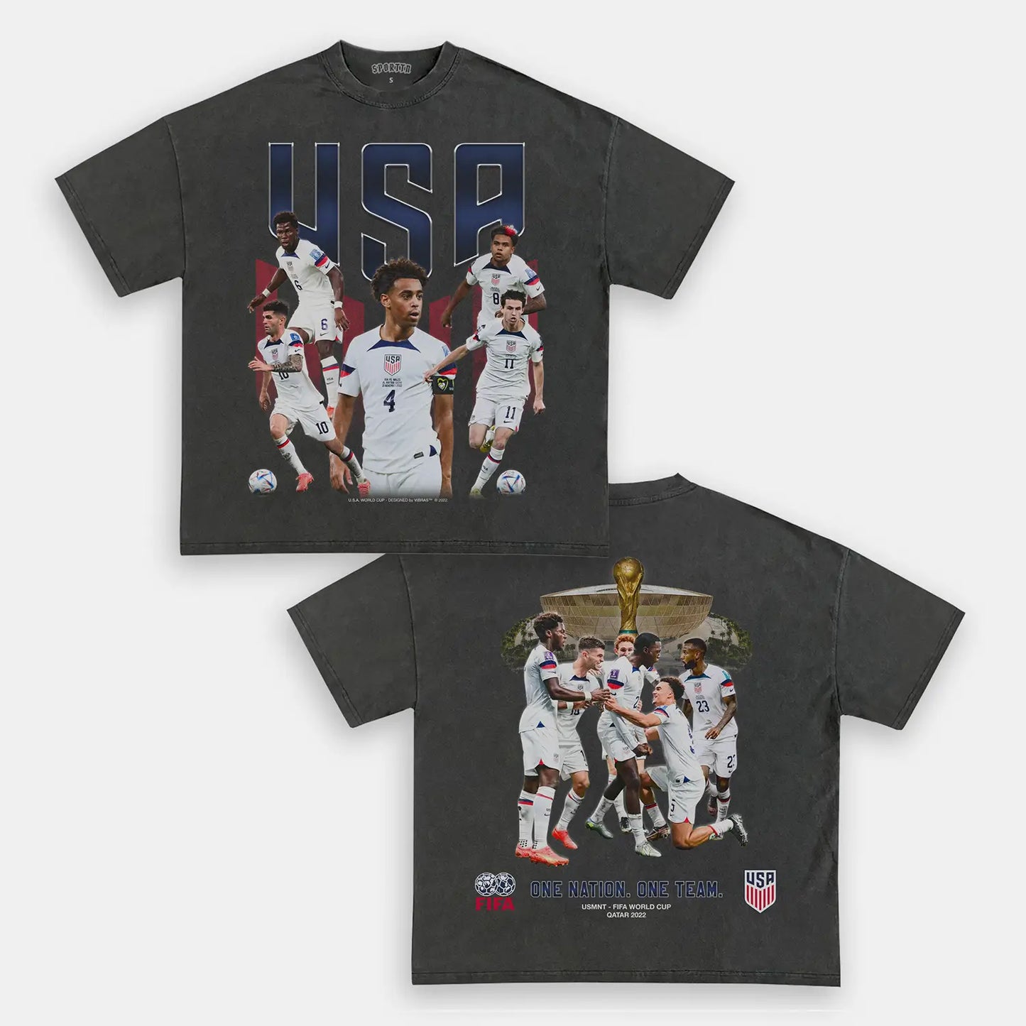 USA WORLD CUP TEE - [DS] Style001 - clothing by TeeHivey.com (Image 2)