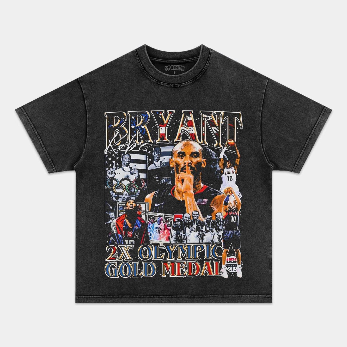 USA TEAM KOBE VINTAGE TEE Style001