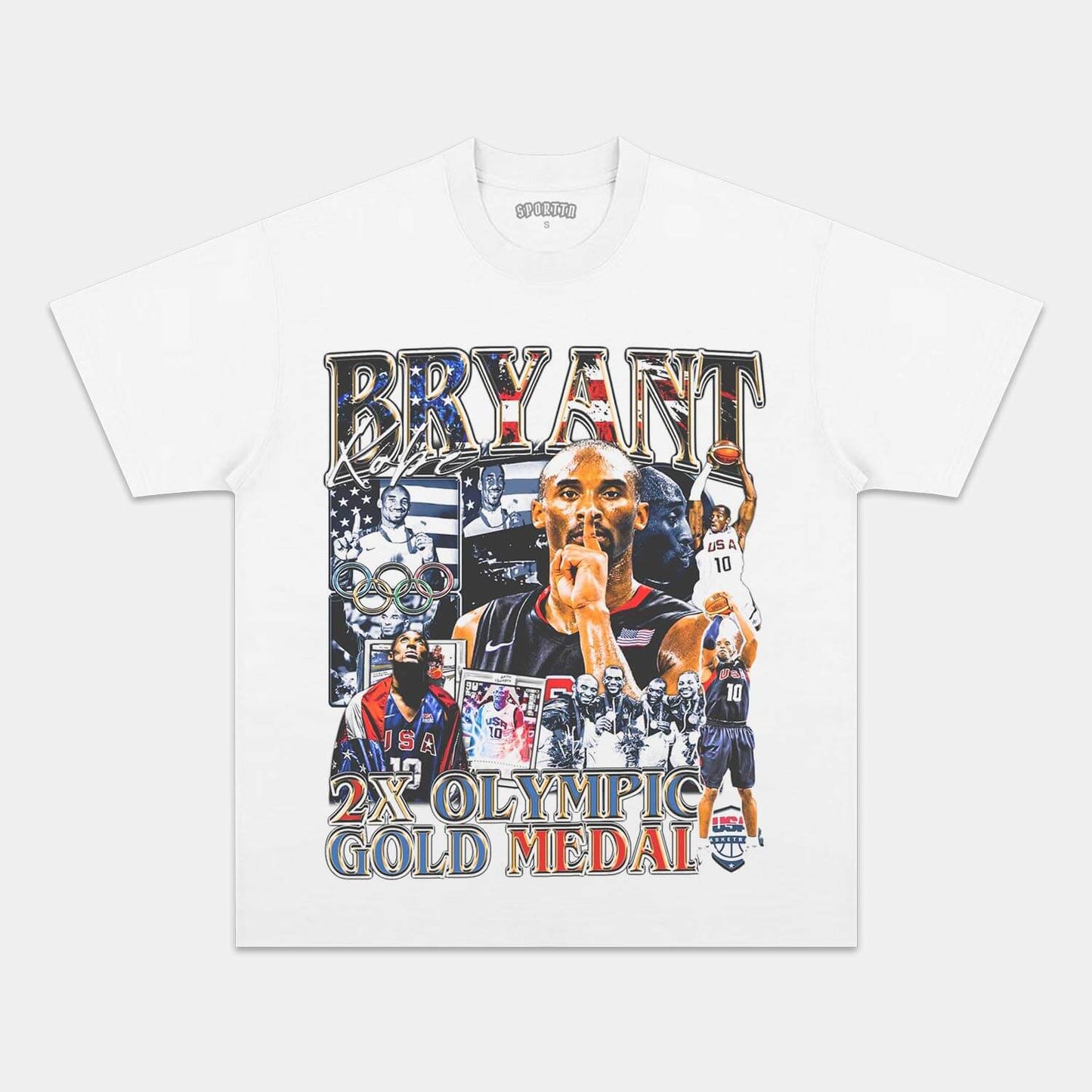 USA TEAM KOBE VINTAGE TEE Style001